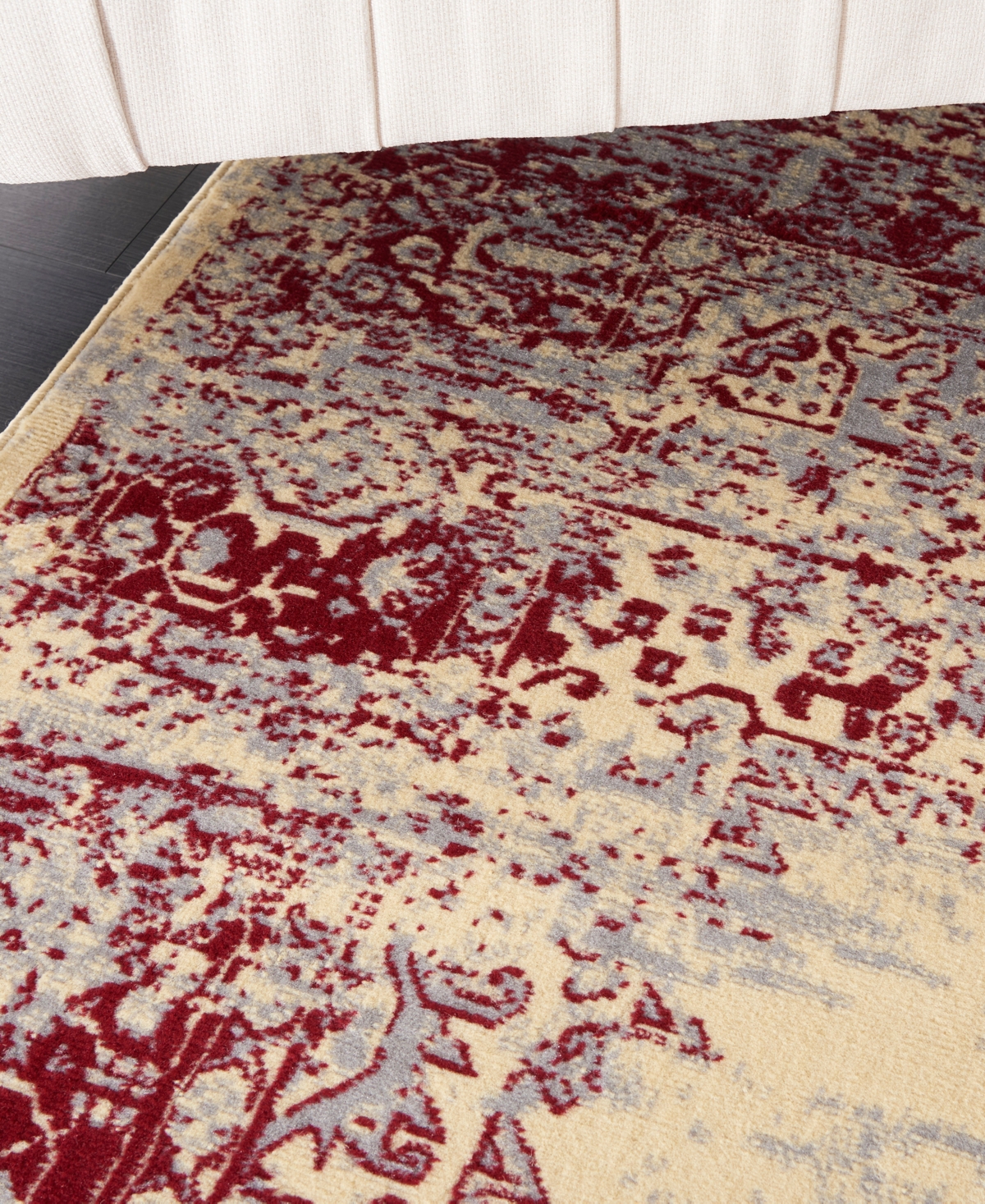 Nourison Home Grafix Grf14 7'x10' Area Rug In Cream,red