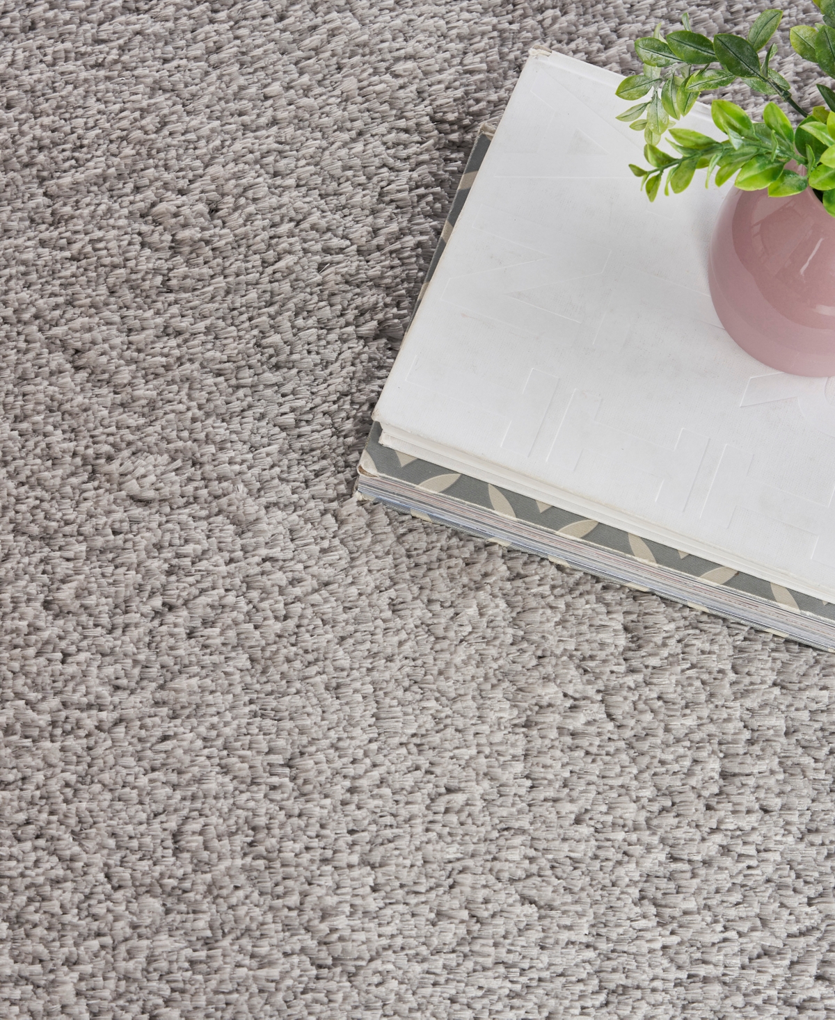 Nourison Home Dreamy Shag Drs05 7'10"x9'10" Area Rug In Silver