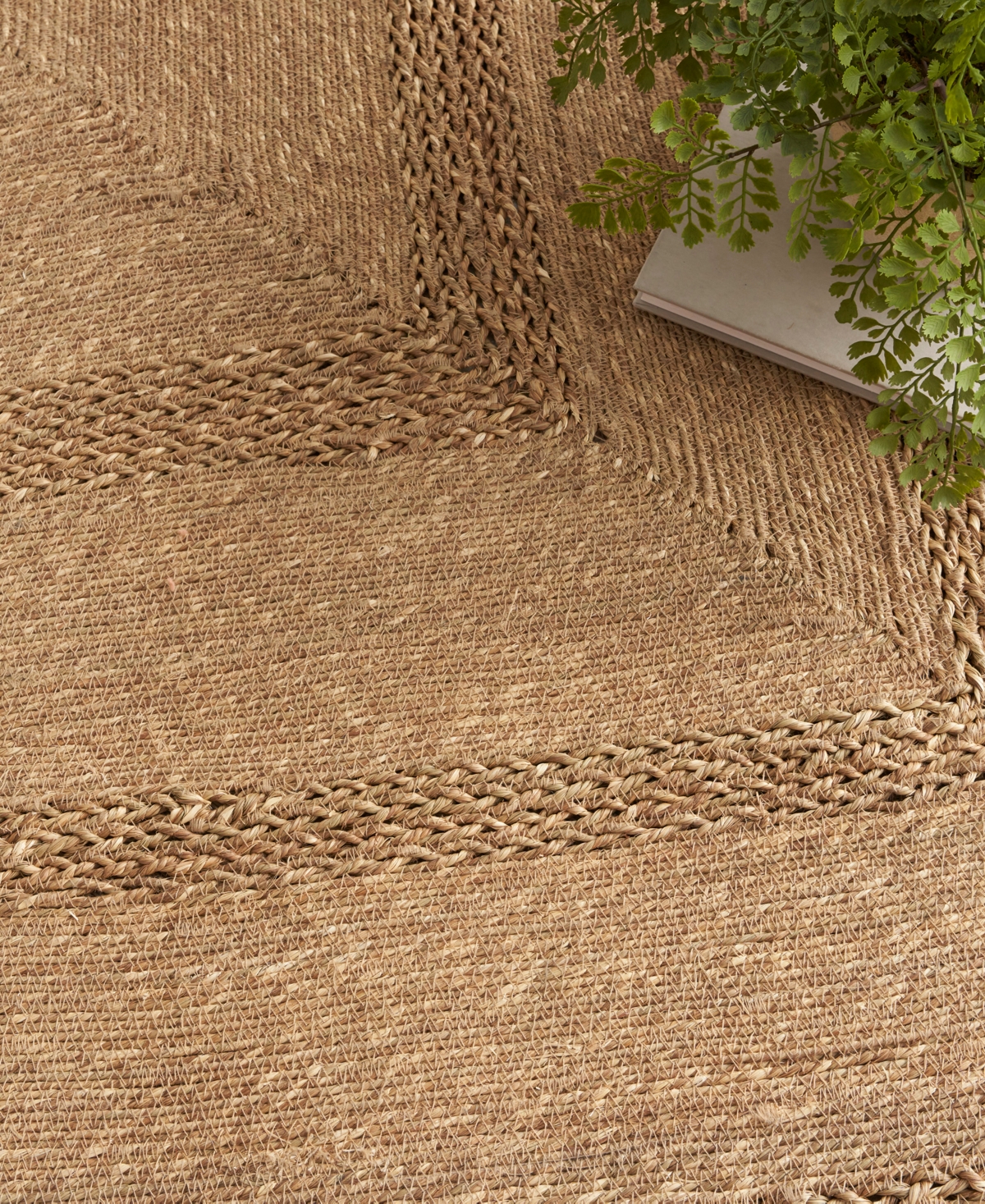 Nourison Home Natural Seagrass Nsg01 6'x9' Area Rug In Taupe