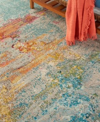 Celestial CES02 3'11"x5'11" Area Rug