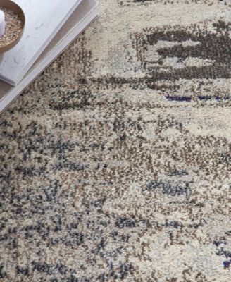 Celestial CES02 5'3"x5'3" Round Area Rug