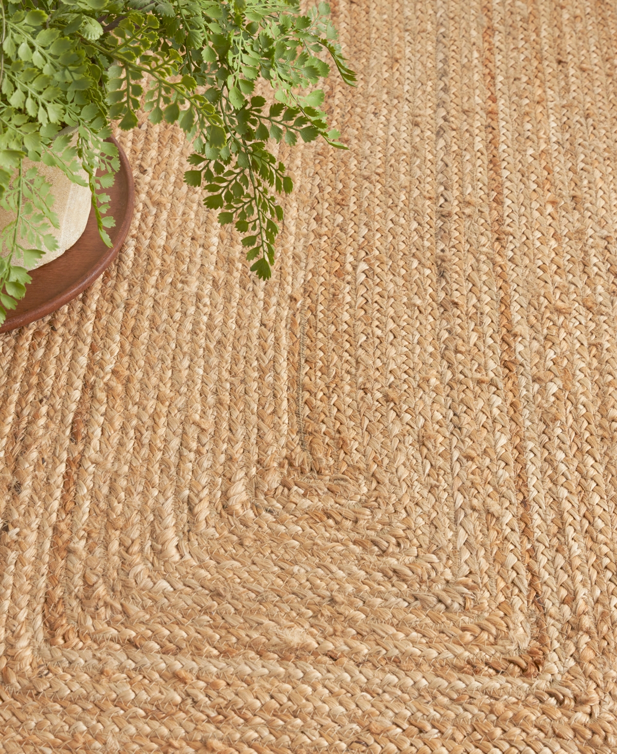 Nourison Home Natural Jute Njt03 8'x10' Area Rug In Taupe