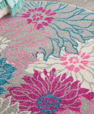 Passion PSN17 5'x5' Round Area Rug