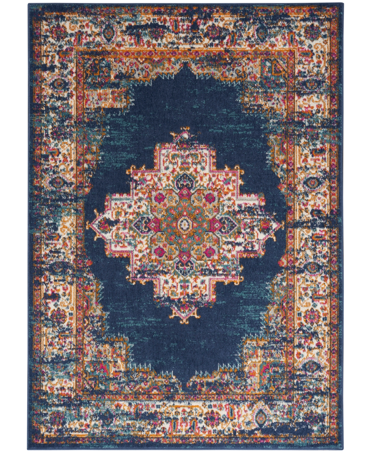 Nourison Home Passion Psn03 8'x10' Area Rug In Navy