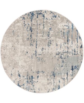 Quarry QUA01 7'10"x7'10" Round Area Rug