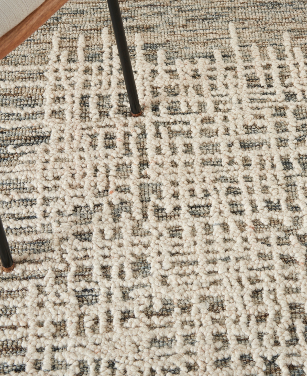 Nourison Home Colorado Clr03 3'9"x5'9" Area Rug In Ivory