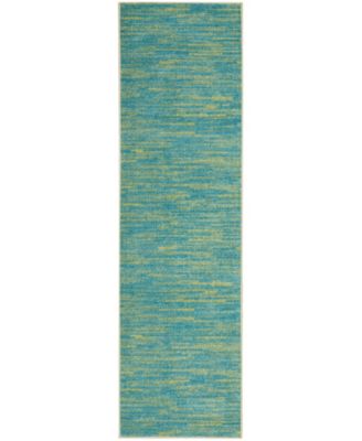 Nourison Essentials NRE01 2'2"x10' Runner Outdoor Area Rug
