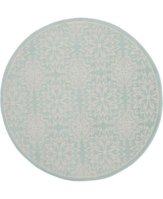 Jubilant JUB06 5'3"x5'3" Round Area Rug