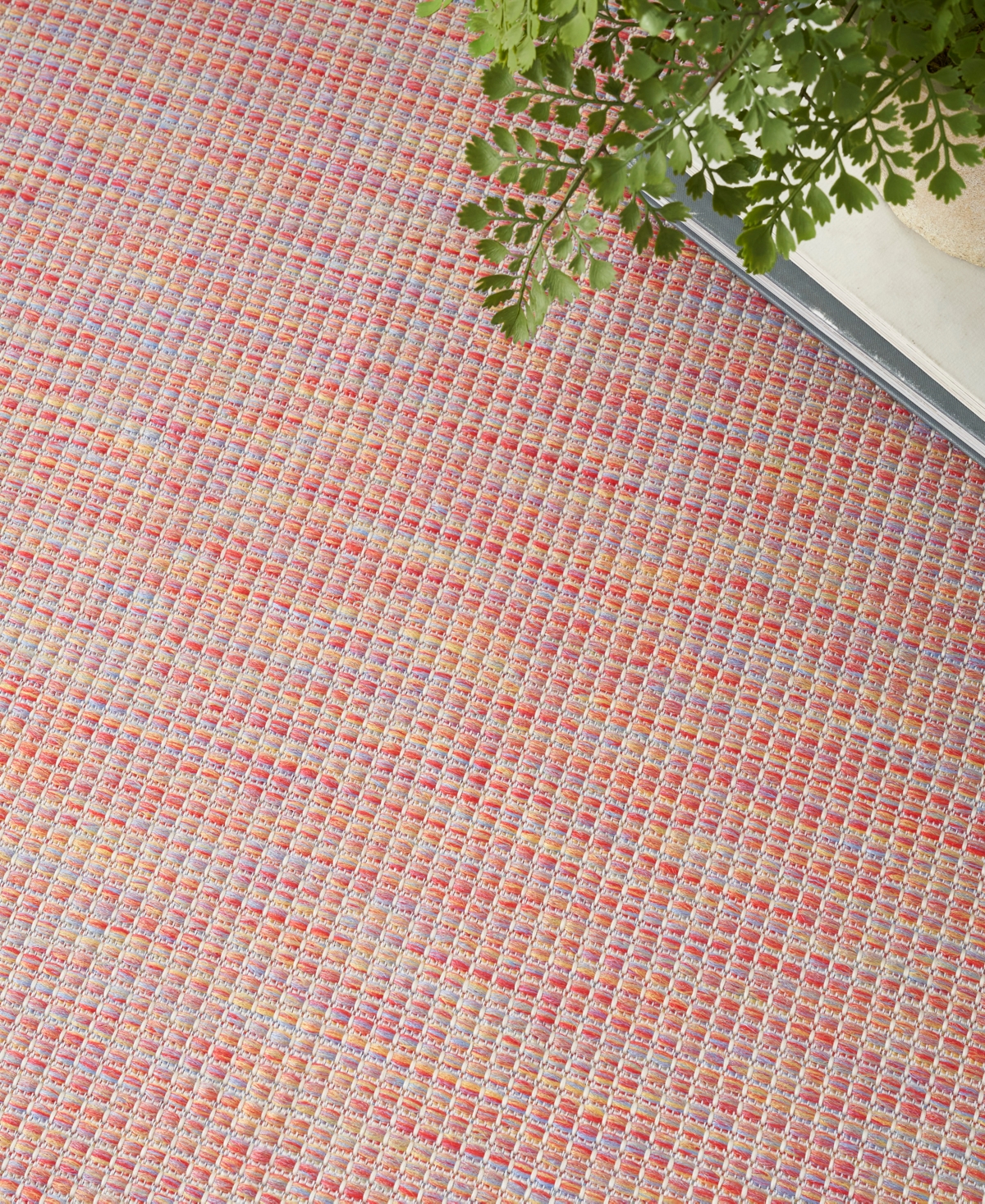 Nourison Home Positano Pos01 5'x7' Area Rug In Multi,pink