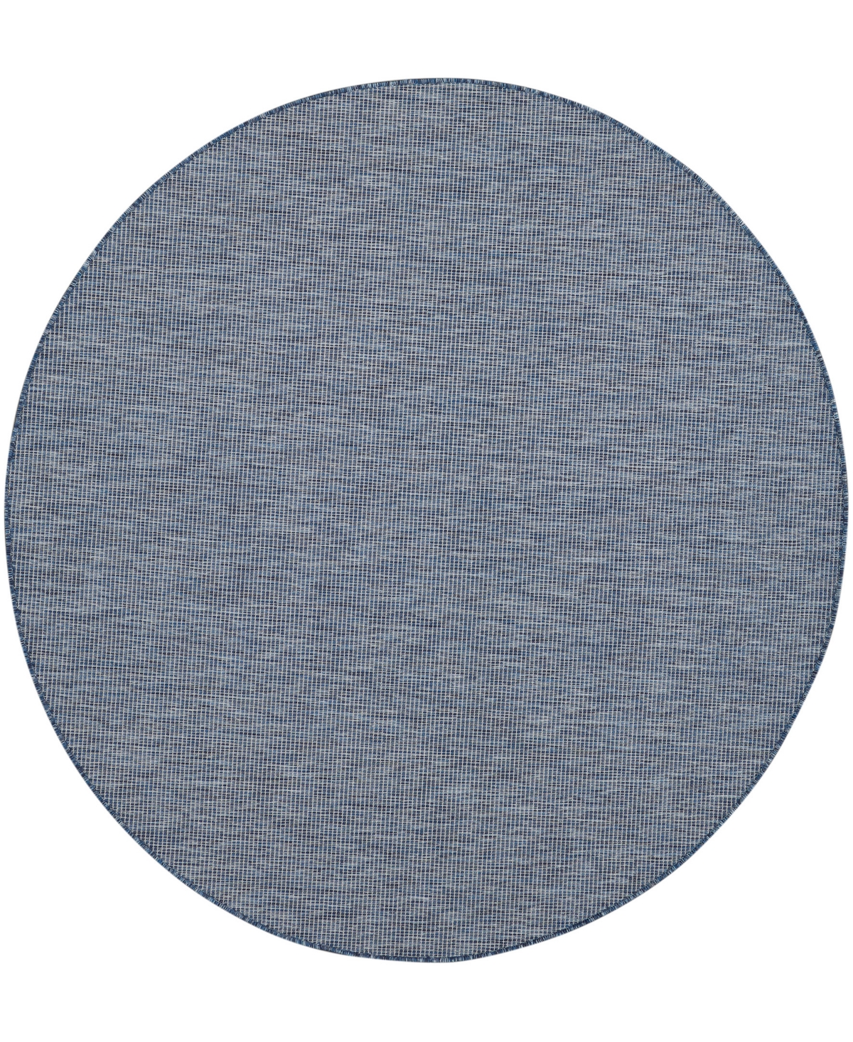 Nourison Home Positano Pos01 6'x6' Round Area Rug In Blue