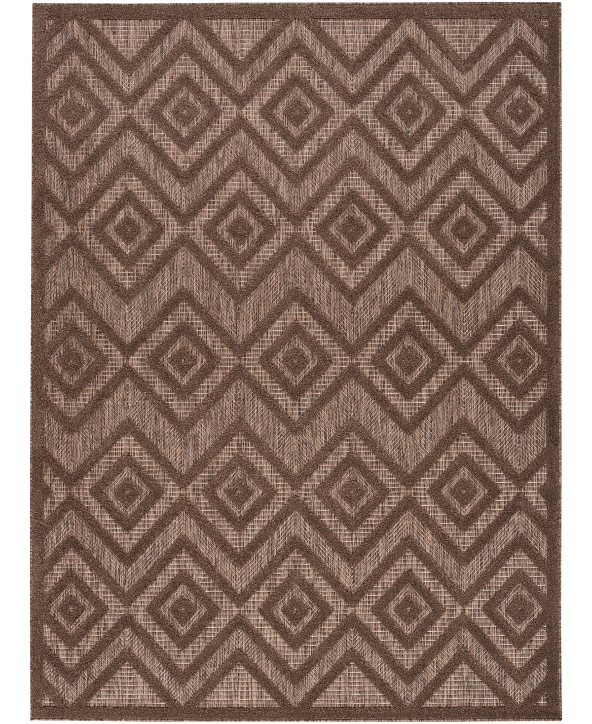 Nourison Home Versatile Nrv01 4'x6' Area Rug In Brown