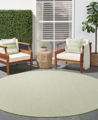 Courtyard COU01 8'x8' Round Area Rug