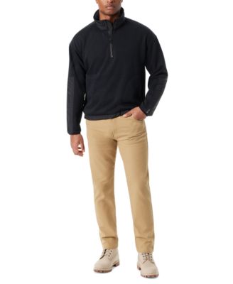 Men's Regular-Fit Convertible Hood 1/4-Zip Sweatshirt