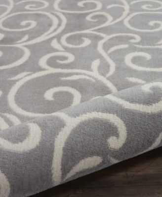 Nourison Home Grafix Grf19 Rug Collection In Gray