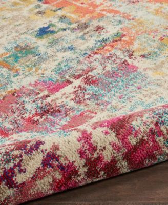 Celestial CES13 7'10"x7'10" Round Area Rug