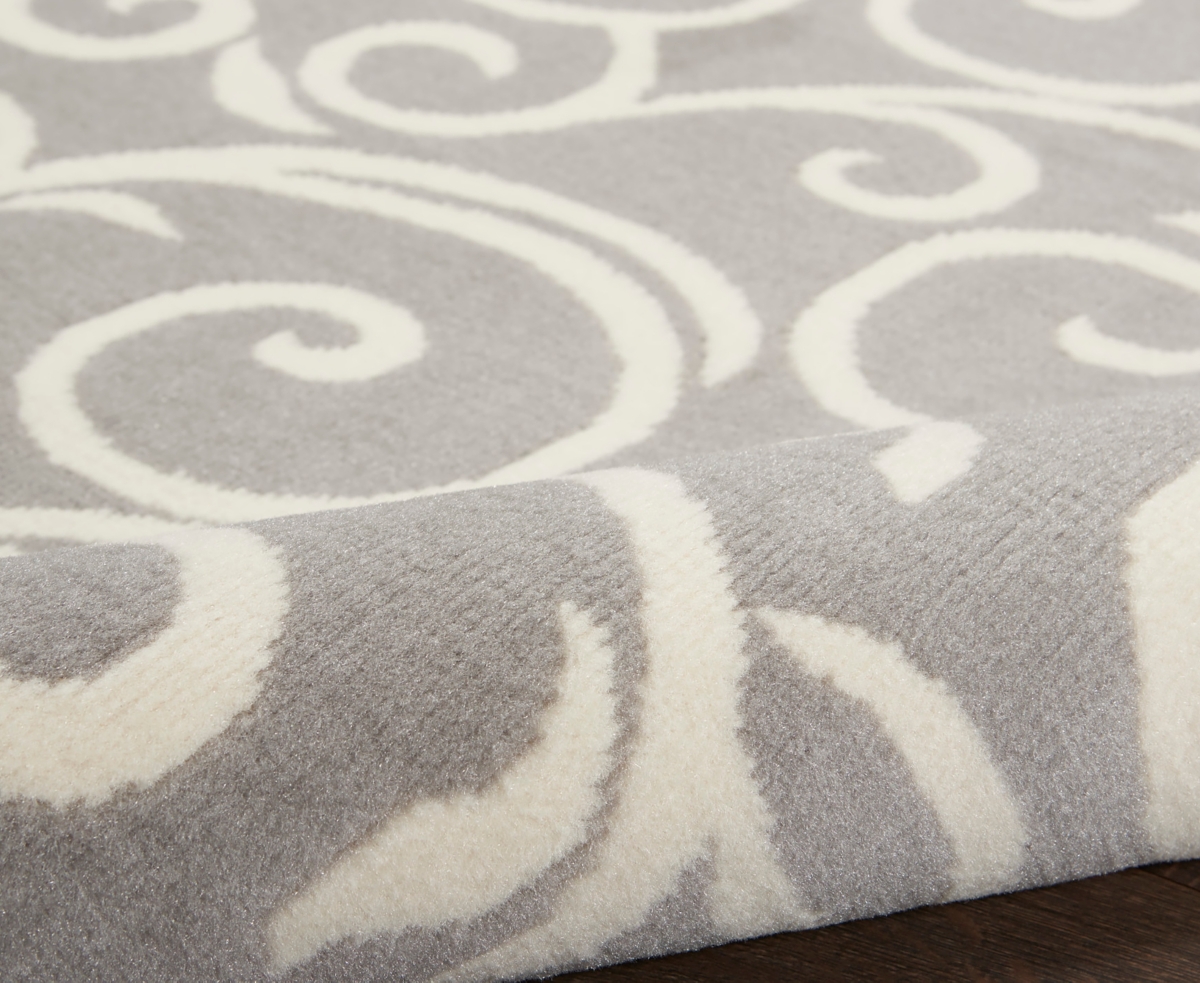 Nourison Home Grafix Grf19 7'x10' Area Rug In Gray