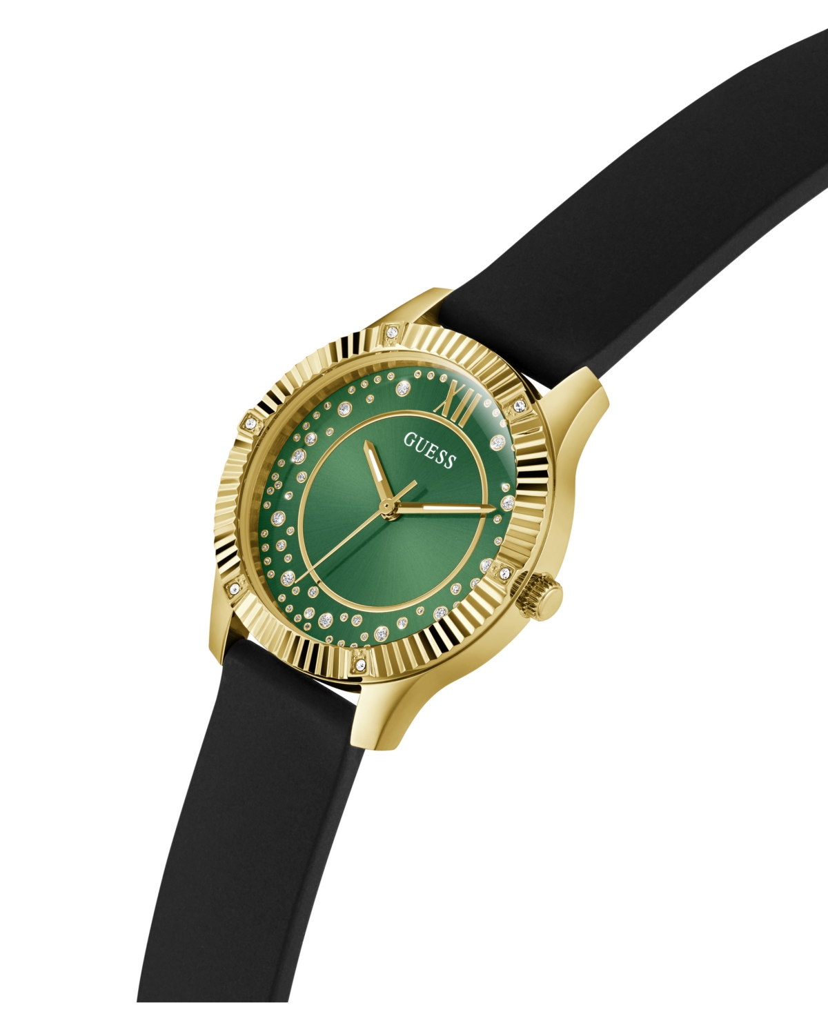Guess Women's AnalogSilicone Watch 34mm - Black