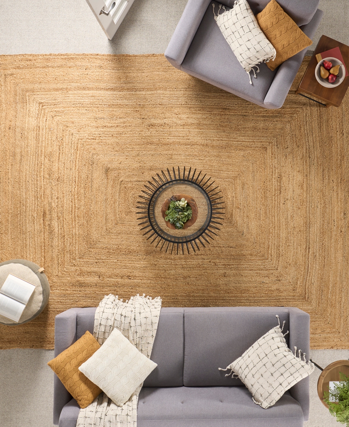 Nourison Home Natural Jute NJT03 8'x10' Area Rug