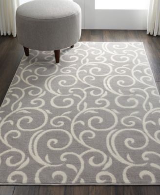 Nourison Home Grafix Grf19 Rug Collection In Gray