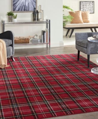 Nourison Home Grafix Grf03 Rug Collection In Red