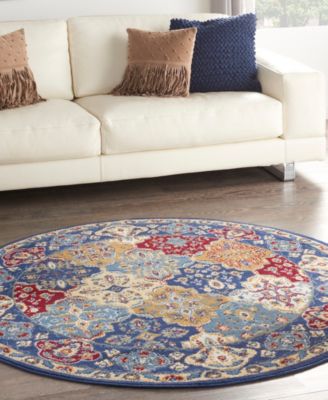 Grafix GRF31 5'3"x5'3" Round Area Rug