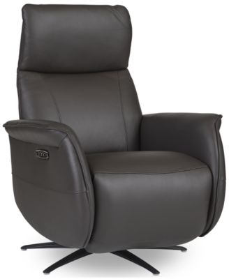 Lennix Leather TV Recliner with Massage, Created for Macy's