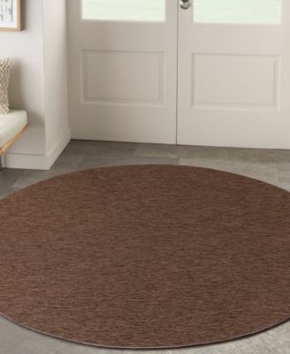 Washable Solutions WSL01 8'x8' Round Area Rug