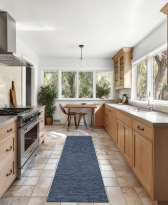 Washable Solutions WSL01 2'2"x8' Runner Area Rug