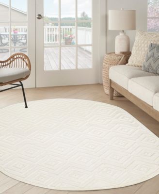 Versatile NRV01 6'x9' Oval Area Rug