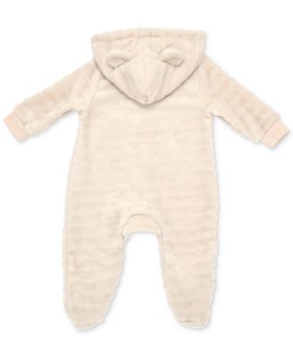 Baby Winnie-the-Pooh Faux-Fur Footed Pramsuit