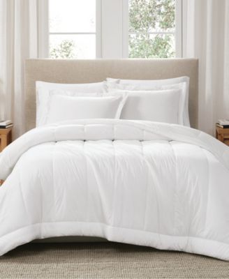 Solid Cotton Percale 2-Pc. Comforter Set, Twin/Twin XL