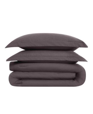 Brookyln Loom 100% Linen Cover 3-Pc. Comforter Set, Full/Queen