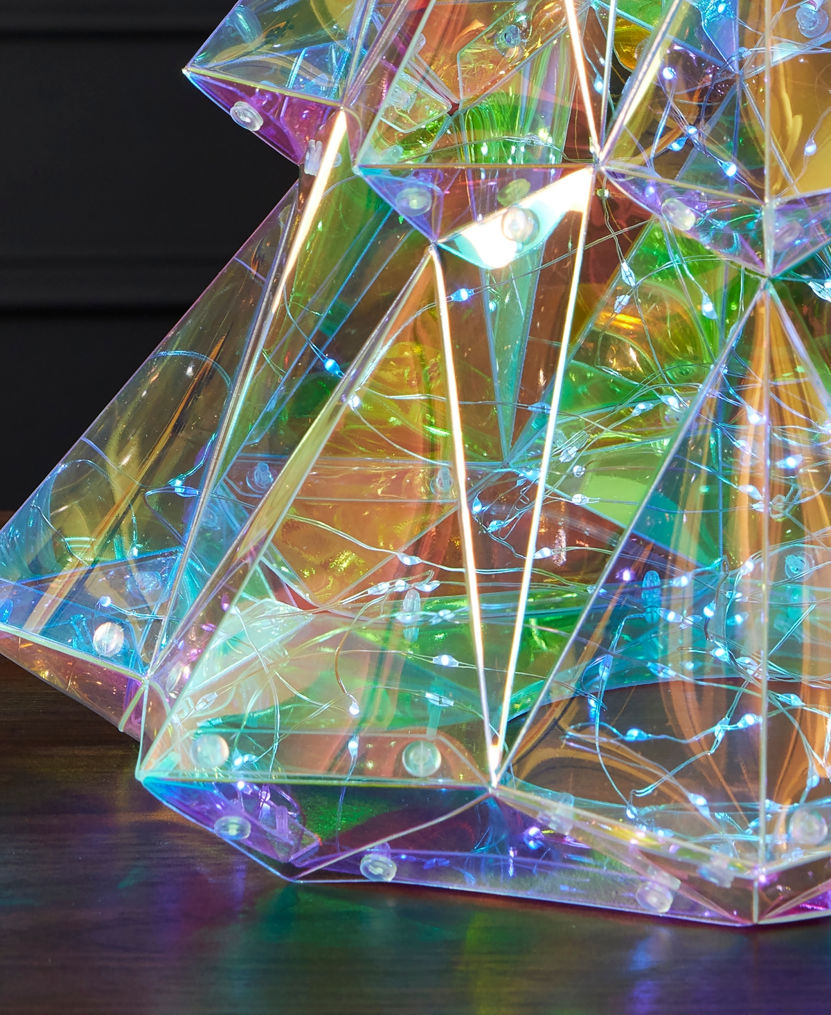 Seasonal Prismatic Diamond Christmas Tree Led Lights 18.89