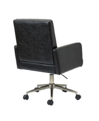 Mid-century Modern Height-Adjustable 360° Swivel Office Chair