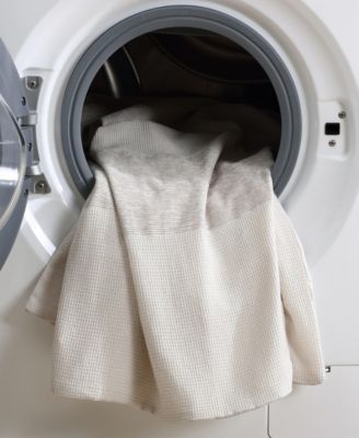 Chenille Waffle Stripe 3-Pc. Duvet Cover Set, Queen