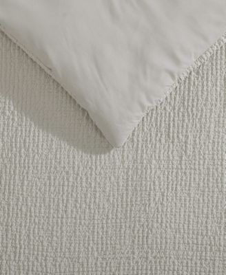 Puckered Texture 3-Pc. Comforter Set, King