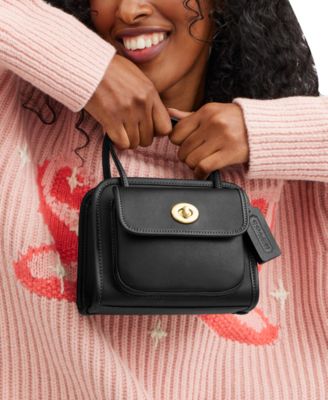 【COACH】Originals Glovetanned Leather Mini Safari Tote COACH The Coach Originals Glovetanned Leather Mini Safari
