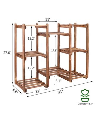 Multifunctional 8 Tiers Garden Patio Plant Stand Flowers Rack Indoor Outdoor