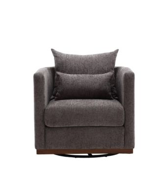 Swivel Barrel Chair Cozy Accent for Comfort and Style