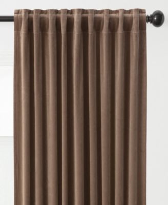 Premium 2-Panel Blackout Velvet Curtains - Classy & Solid Drapes for Living Room or Bedroom - 52" x 63" - Golden