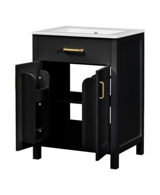  24" Bathroom Vanity Combo with Ceramic Sink
