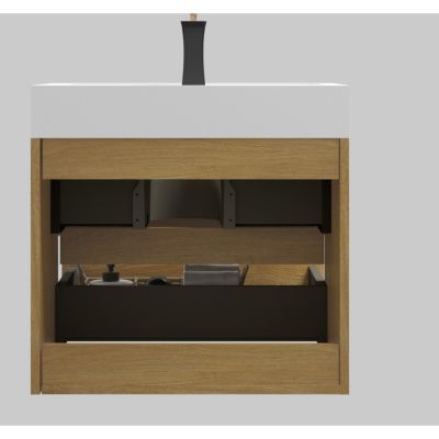 Alice Space-Saving Vanity Modern Style, Ample Storage