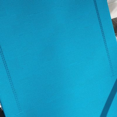 Garden Rocking Chair, Outdoor Indoor Sling Fabric Rocker for Patio, Balcony, Porch, Light Blue