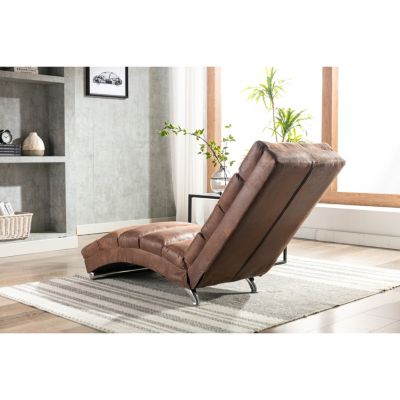 Ergonomic Massage Chaise Lounge (Coffee)