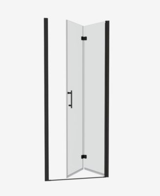 1 3/8" adjustment, universal pivot shower door, with 1/4" tempered glass