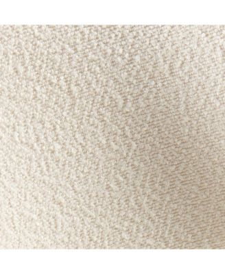 Beige Boucle Dining Chairs (Set of 2) with Metal Legs