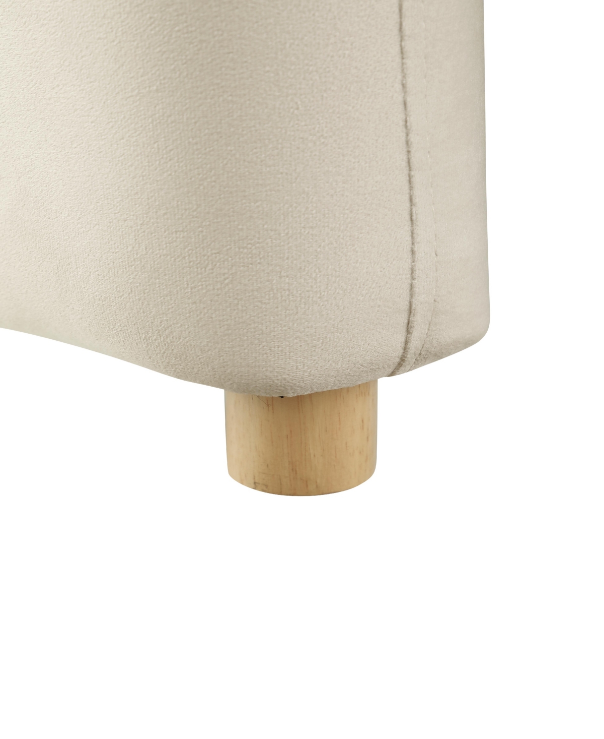 Simplie Fun Stylish Barrel Accent Chair: Curved Arms, Waterfall Seat, Hollow Backrest