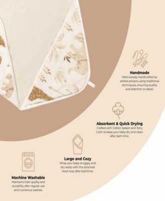 Infants Safari Animal Kendi Hooded Towel