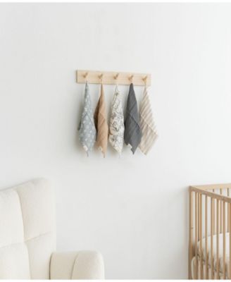 Infants Ezra Woodland Animal Wash Cloth, 5-Pc. Set