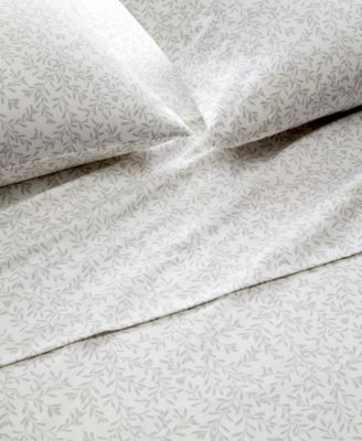 Charter Club 550 Thread Count Printed Cotton 3-Pc. Sheet Set, Twin, Exclusively at Macy’s